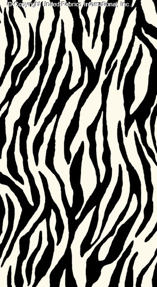 Leopard print pattern with scattered spots, stretch crepe fabric texture BLACK/OFF WHITE