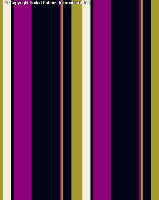 Alternating thick and thin vertical stripe pattern, structured stretch crepe fabric NAVY/BERRY/KIWI