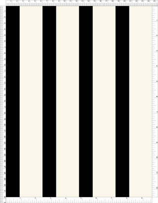 Vertical striped pattern on Crepe Techno Printed Gabino, stretch knit fabric with alternating wide and narrow lines