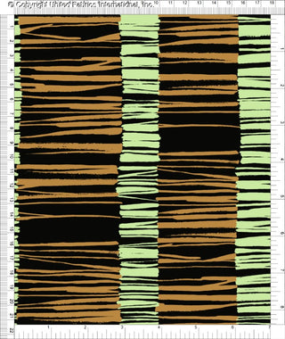 Vertical stripe pattern with painterly strokes and rose motifs, stretch crepe fabric for prom dresses