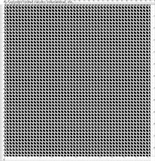 Wavy chevron zigzag pattern on Crepe Techno Printed Ronnie knit fabric