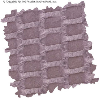 Textured honeycomb knit pattern with dimensional raised geometric shapes for dynamic designs LAVENDER