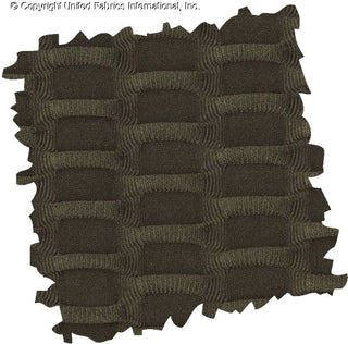 Textured honeycomb knit pattern with dimensional raised geometric shapes for dynamic designs OLIVE