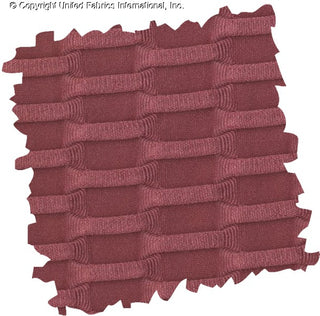 Textured honeycomb knit pattern with dimensional raised geometric shapes for dynamic designs MAUVELICIOUS