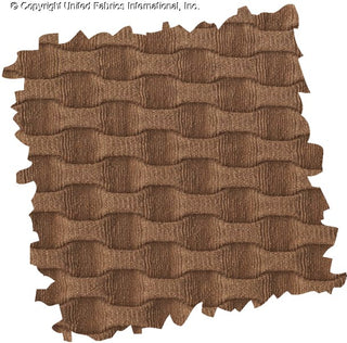 Stretch knit fabric featuring a raised honeycomb pattern with a structured, textured jacquard weave TAUPE