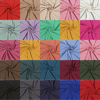 POLY RAYON JACQUARD Yoga Poly Span Jacquard Martell Fabric by Yard Many Colors.