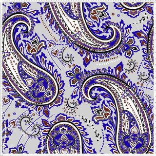 AGNES Yoryu Chiffon - Timeless Elegance in Paisley Patterns