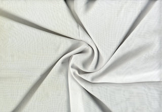 Sheer, soft, lightweight chiffon fabric for bridal gowns, flowy dresses, or elegant curtains. WHITE (OPTICAL)
