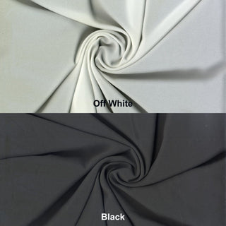 Solid Crepe Chiffon Chelsea fabric, lightweight, sheer, textured polyester for dresses, skirts, and curtains.