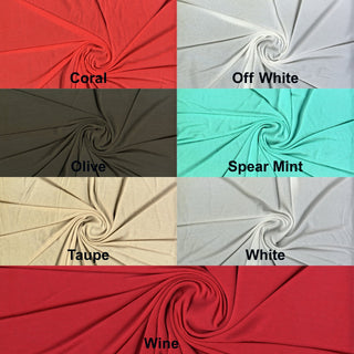 Vivid Chiffon Knit Stretch - Stretch Fabric by the Yard, Soft Sheer Lightweight Bridal Dress Fabric, Sewing Apparel Top Skirt Chiffon
