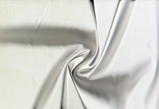Two-way stretch satin, 97% polyester, 3% spandex—ideal for dresses, pants, and home decor.