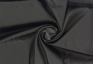 Two-way stretch satin, 97% polyester, 3% spandex—ideal for dresses, pants, and home decor.