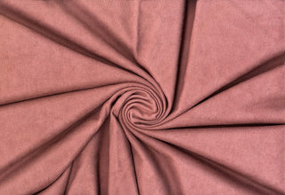French Terry Suede Faux Knit Fabric by the Yard - Stretch Knit, Brushed Suede Effect, Apparel Fabric, Sewing Fabric, Fall Fashion