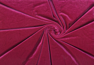 Velvet Stretch Knit Fabric by the Yard, Stretchy Velvet, Sewing Fabric, Party Fabric, Prom Dress Fabric, Craft Fabric, Premium Velvet