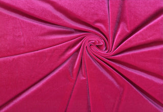 Velvet Stretch Knit Fabric by the Yard, Stretchy Velvet, Sewing Fabric, Party Fabric, Prom Dress Fabric, Craft Fabric, Premium Velvet