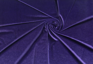 Velvet Stretch Knit Fabric by the Yard, Stretchy Velvet, Sewing Fabric, Party Fabric, Prom Dress Fabric, Craft Fabric, Premium Velvet