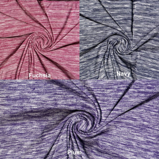 Jersey Heather Phantom Knit Fabric by the Yard - Stretch Sweater Fabric, Soft Hacci, Sewing Apparel, Dress Fabric, Craft Top Fabric