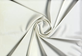 Crepe Woven Spandex Lenox Sewing Fabric by the Yard - Bridal Stretch Crepe Dress Fabric OFF WHITE