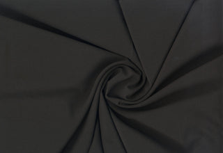 Crepe Woven Spandex Lenox Sewing Fabric by the Yard - Bridal Stretch Crepe Dress Fabric BLACK
