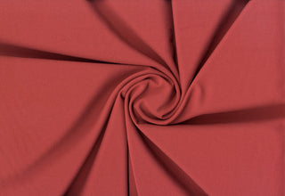 Crepe Woven Spandex Lenox Sewing Fabric by the Yard - Bridal Stretch Crepe Dress Fabric MARSALA