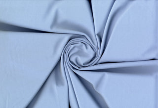 Crepe Woven Spandex Lenox Sewing Fabric by the Yard - Bridal Stretch Crepe Dress Fabric MELANIA BLUE