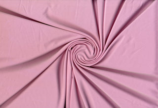 Versa Jersey fabric, 82% polyester, 18% spandex, 4-way stretch, 250 GSM, ideal for activewear and apparel. BABY PINK