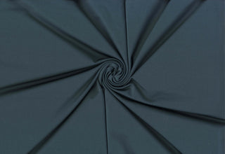 Versa Jersey fabric, 82% polyester, 18% spandex, 4-way stretch, 250 GSM, ideal for activewear and apparel. SPRUCE