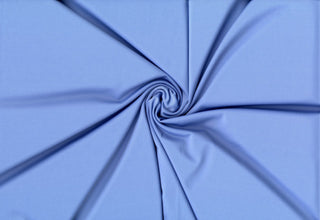 Versa Jersey fabric, 82% polyester, 18% spandex, 4-way stretch, 250 GSM, ideal for activewear and apparel. CHAMBRAY