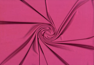 Versa Jersey fabric, 82% polyester, 18% spandex, 4-way stretch, 250 GSM, ideal for activewear and apparel. MAGENTA