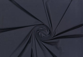 Versa Jersey fabric, 82% polyester, 18% spandex, 4-way stretch, 250 GSM, ideal for activewear and apparel. NAVY