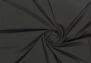 Versa Jersey fabric, 82% polyester, 18% spandex, 4-way stretch, 250 GSM, ideal for activewear and apparel. BLACK
