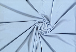 ITY jersey spandex stretch knit fabric with fluid drape and 4 way stretch for apparel sewing POWDER BLUE