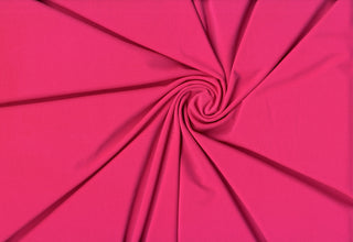 ITY jersey spandex stretch knit fabric with fluid drape and 4 way stretch for apparel sewing HOT PINK