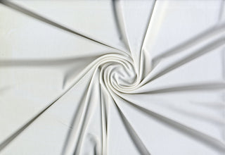 ITY jersey spandex stretch knit fabric with fluid drape and 4 way stretch for apparel sewing OFF WHITE