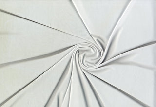 Venezia jersey spandex stretch Shiny knit fabric with 4 way stretch for apparel and dressmaking WHITE (OPTICAL)