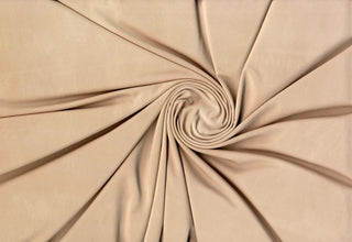 Venezia jersey spandex stretch Shiny knit fabric with 4 way stretch for apparel and dressmaking CLAY