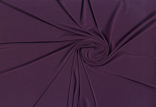 Venezia jersey spandex stretch Shiny knit fabric with 4 way stretch for apparel and dressmaking PLUM