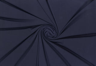 Venezia jersey spandex stretch Shiny knit fabric with 4 way stretch for apparel and dressmaking NAVY