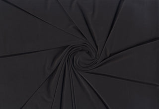 Venezia jersey spandex stretch Shiny knit fabric with 4 way stretch for apparel and dressmaking BLACK