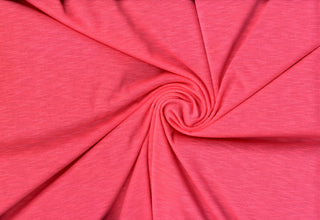 Jersey Slub Polyester Knit Fabric by the Yard - Soft Stretch Sewing Fabric for Apparel, Crafts, Shirts, Blouses, DIY Projects, Lightweight