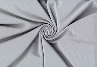 Ottoman Dynasty Knit Fabric by the Yard - Stretch Ponte Ottoman Rib for Prom Dress, Bridal, Sewing, Crafts, 4 Way Stretch Polyester Spandex