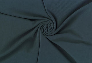 Ottoman Dynasty Knit Fabric by the Yard - Stretch Ponte Ottoman Rib for Prom Dress, Bridal, Sewing, Crafts, 4 Way Stretch Polyester Spandex