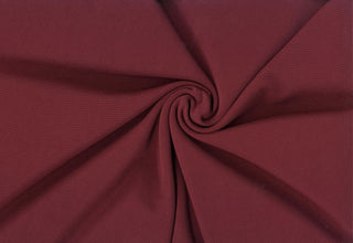 Ottoman Dynasty Knit Fabric by the Yard - Stretch Ponte Ottoman Rib for Prom Dress, Bridal, Sewing, Crafts, 4 Way Stretch Polyester Spandex
