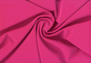 Ottoman Dynasty Knit Fabric by the Yard - Stretch Ponte Ottoman Rib for Prom Dress, Bridal, Sewing, Crafts, 4 Way Stretch Polyester Spandex