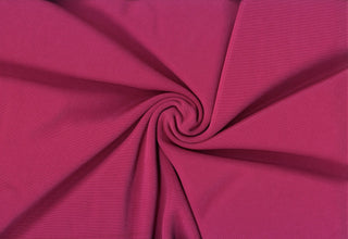 Ottoman Dynasty Knit Fabric by the Yard - Stretch Ponte Ottoman Rib for Prom Dress, Bridal, Sewing, Crafts, 4 Way Stretch Polyester Spandex