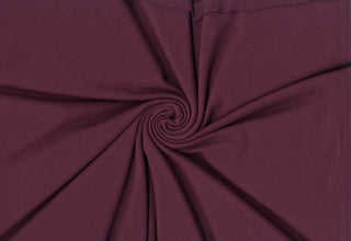 French Terry Polyester Rayon Spandex 210GSM Knit Stretch Fabric by the Yard Soft Cozy Sewing Craft Dress Pants Sweatshirt Costume Many Colors