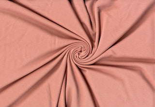 French Terry Polyester Rayon Spandex 210GSM Knit Stretch Fabric by the Yard Soft Cozy Sewing Craft Dress Pants Sweatshirt Costume Many Colors
