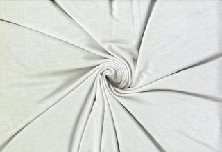 Soft stretch Jersey Hacci Miami knit fabric, 96% rayon, 4% spandex, ideal for apparel, crafts, and decor.