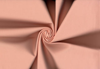 Smooth double knit with fine texture and 4-way stretch for structured, flexible garments 320 GSM PEACH