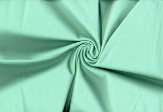 Smooth double knit with fine texture and 4-way stretch for structured, flexible garments 320 GSM MINT